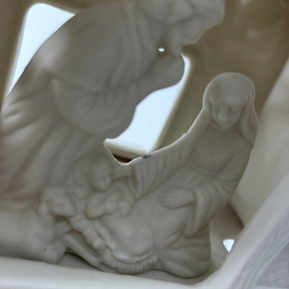 Partylite Nativity Votive Candle Holder O Holy Night With Box Christmas Decor - Picture 8 of 9